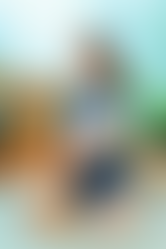 Blurred content preview
